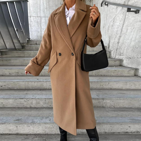 WW | Eleganter Langer Trenchcoat