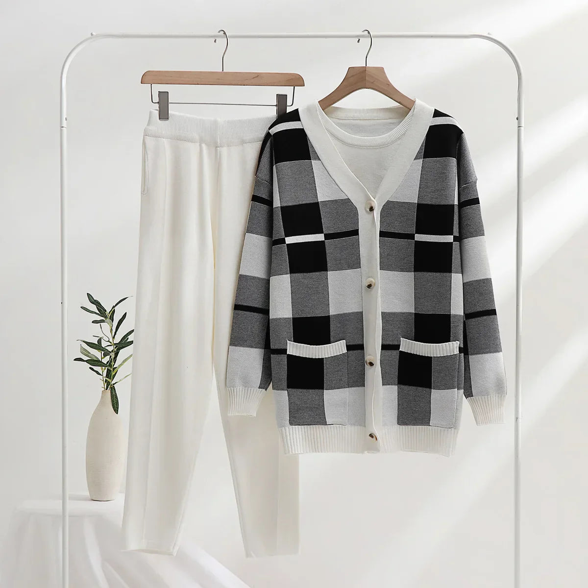 WW | Weiches Strick 3-Teiliges Set