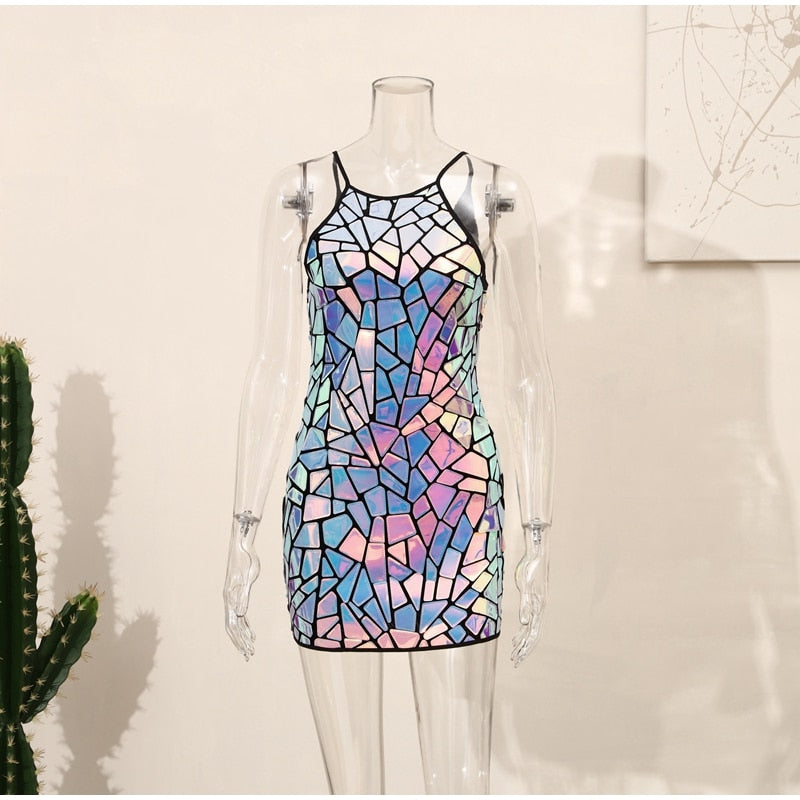 WW | Steh einfach da und starre Minikleid