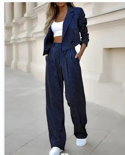 WW | Elegant Women's Blazer with Matching Trousers
