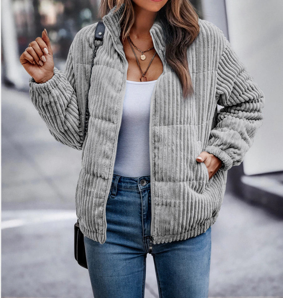 WW | Corduroy Winter Coat for Women