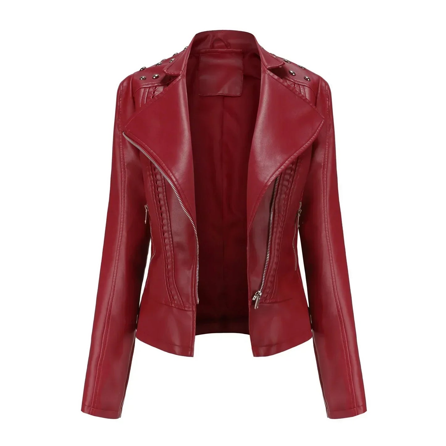 WW | Elegant Slim-Fit Leather Jacket
