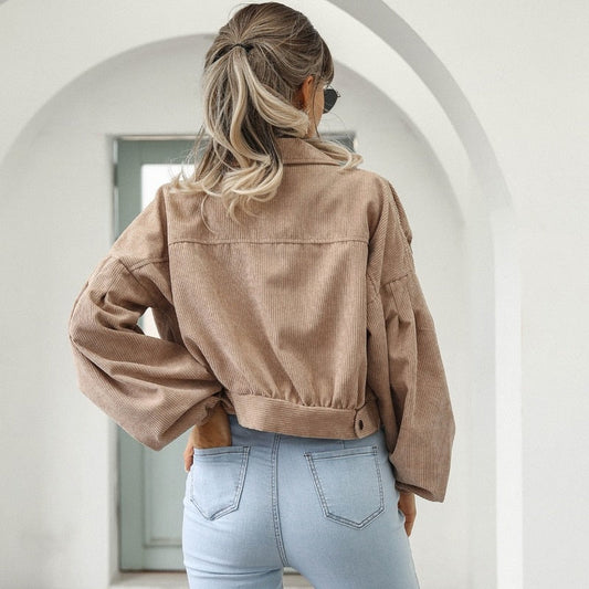 WW | Cord Crop Jacke Herbstmode