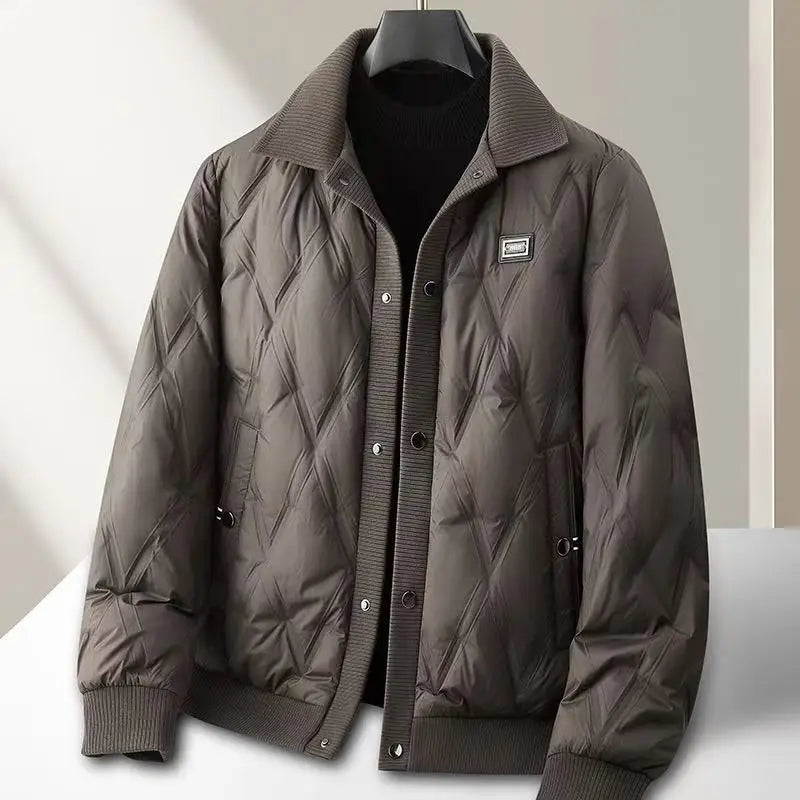 WW | Gepolsterte Steppjacke - Lässiger Schnitt mit geripptem Kragen und Manschetten