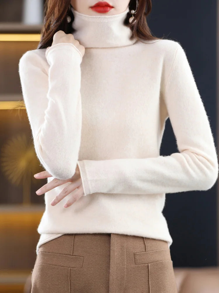 WW | Pullover aus Woll mit Rollkragen