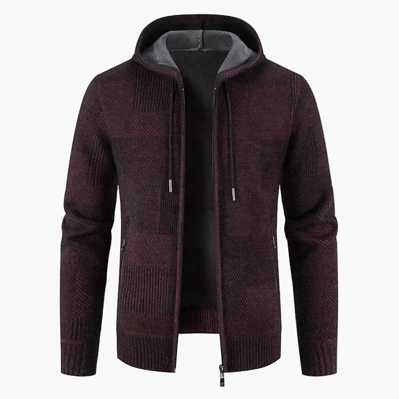 WW | Strickjacke mit Kapuze - Modische Winterjacke für Alltag und Freizeit