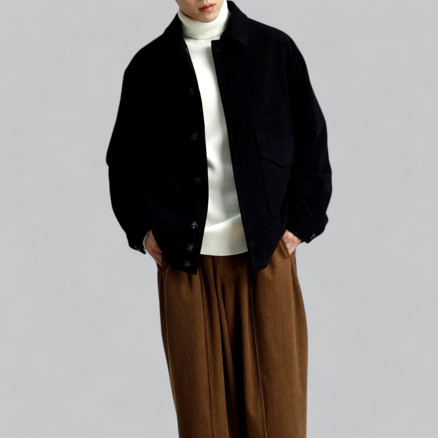 WW | Versatile Button-Closure Winter Jacket