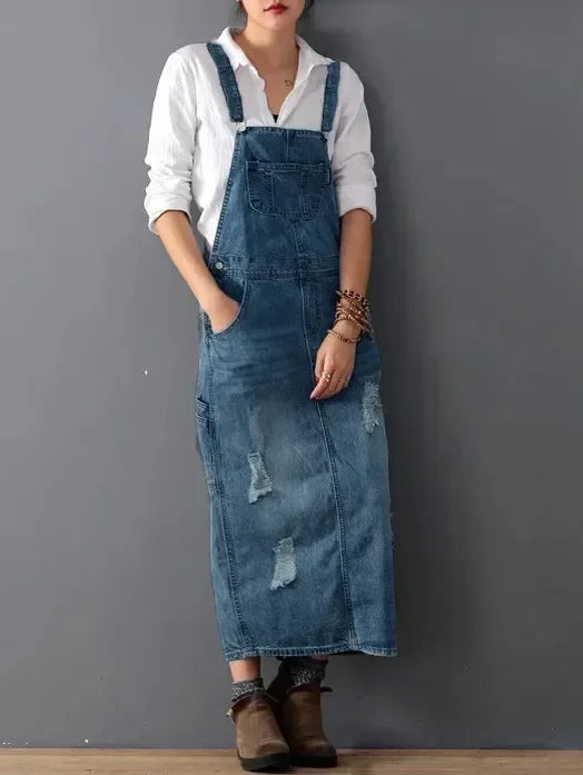 WW | Lässiges Denim Trägerkleid