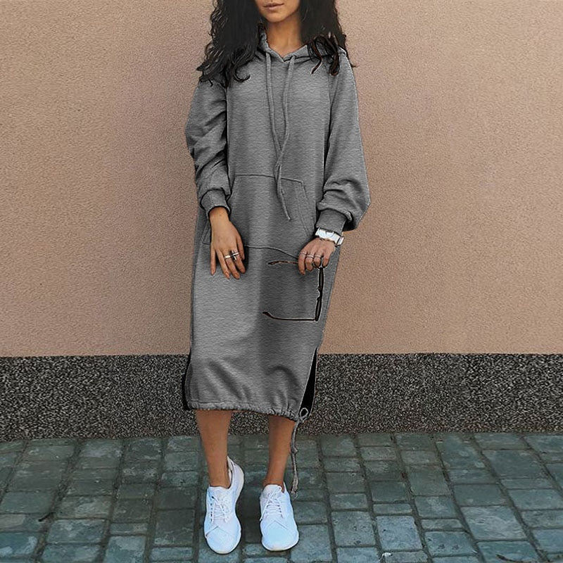 WW | Stilvolles Pulloverkleid Mit Bequemer Passform