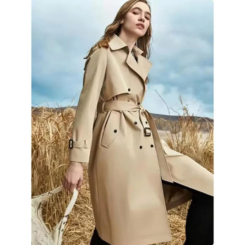 WW | Winter Trench Coat with Lacing