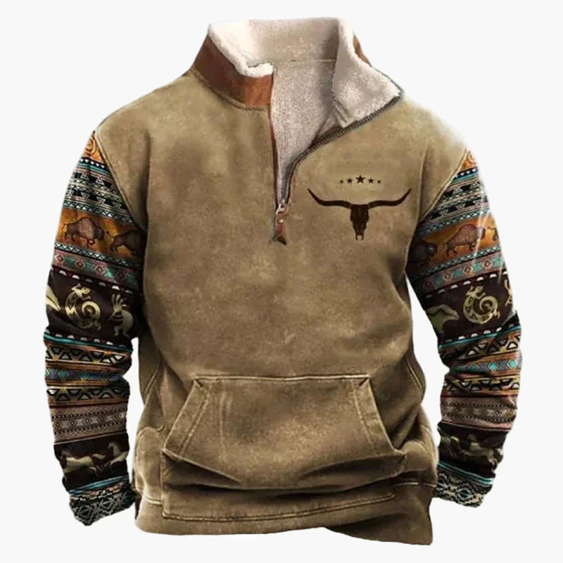 WW | Wild West Vintage Pullover - Stilvoller Freizeit-Sweater mit Western-Charme