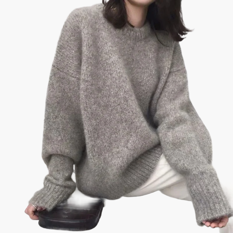 WW | Oversize Pullover im Retro-Stil für Herbst und Winter - Modischer, weiter Schnitt, perfekt für den Alltag