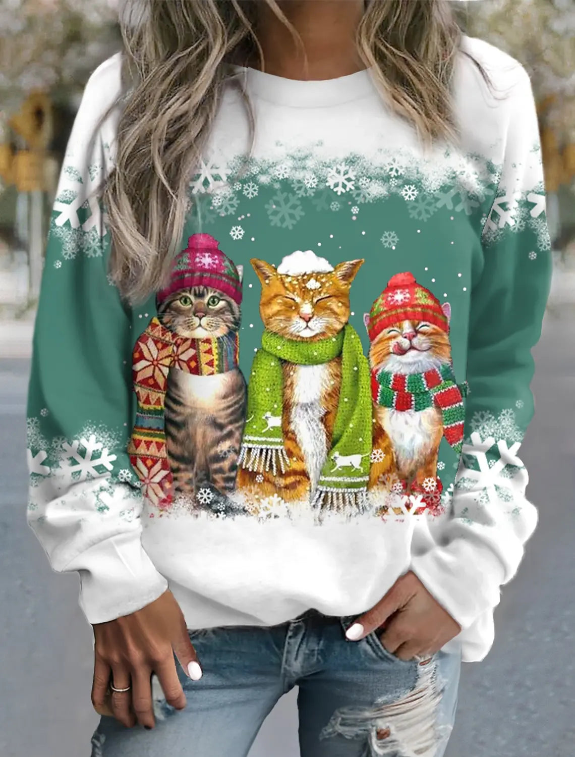 WW | Sweater with Christmas motif
