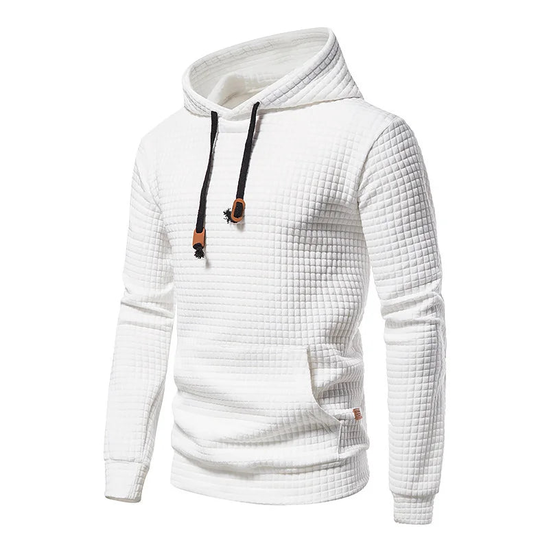 WW | Herren Kapuzenpullover - Sommer Hoodie für Herren mit Struktur & Stil