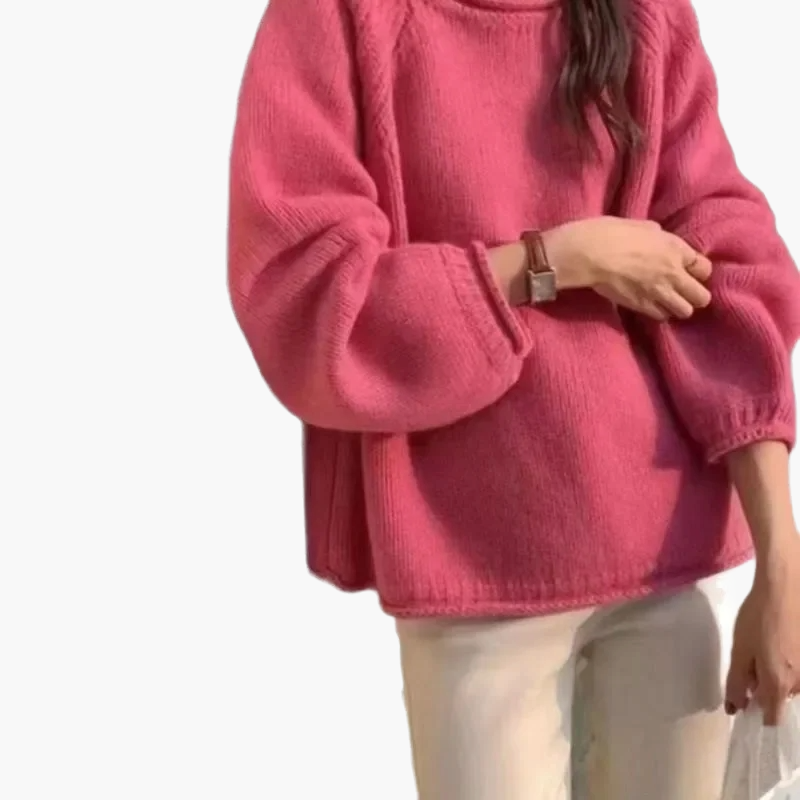 WW | French-Style Sweater - Loose Knit Pullover for Everyday & Leisure