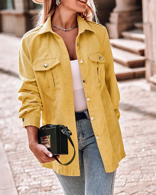 WW | Warme Damen Cordjacke
