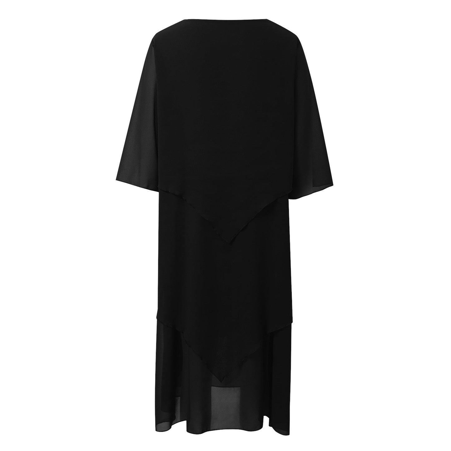 WW | Elegant Chiffon Layered Dress