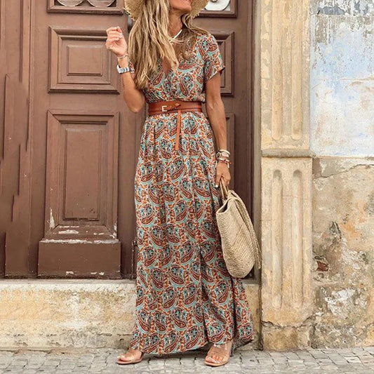 Luna® – Elegantes Boho-Maxikleid
