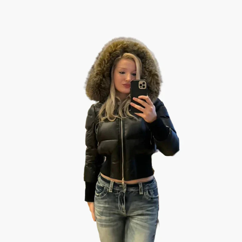 WW | Winter Steppjacke mit Kapuze - Modischer, warmer Mantel für Freizeit und Alltag