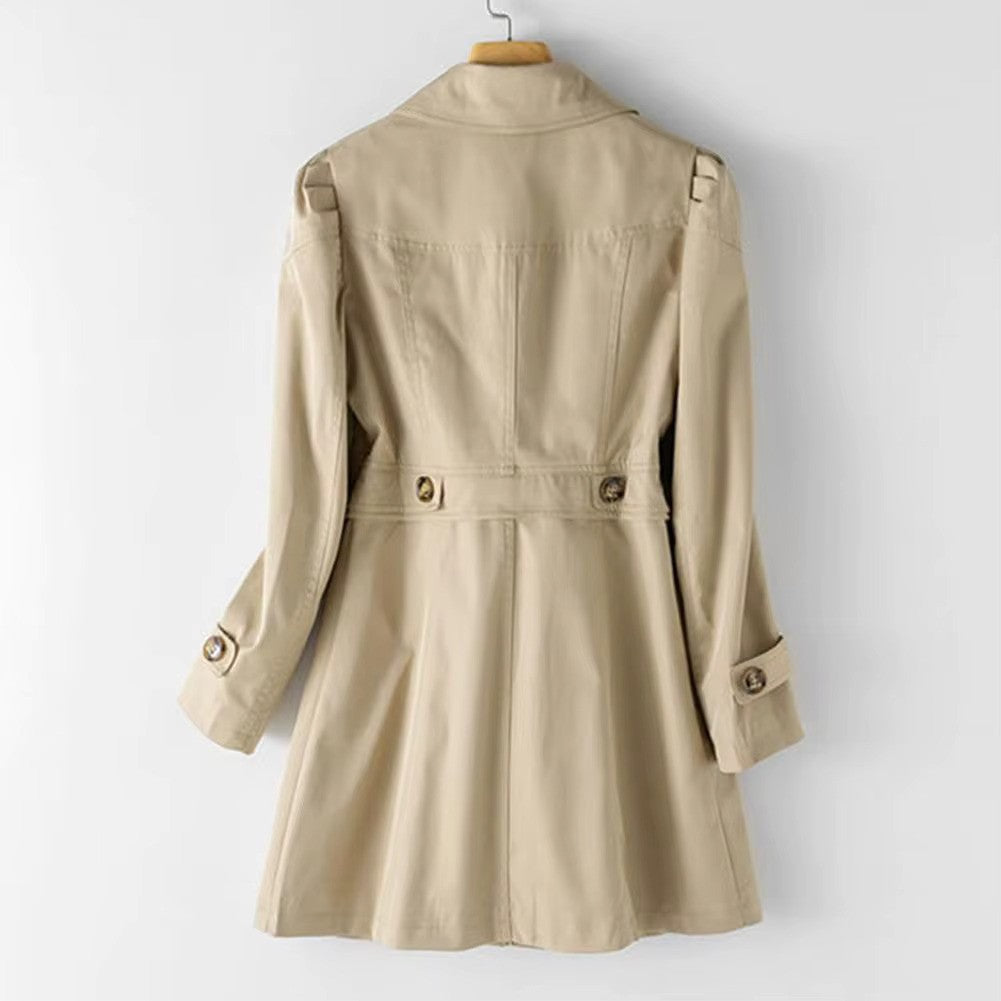 WW | Lightweight Trench Coat Mid-Year Elegant Straight Cut Classic and Timeless