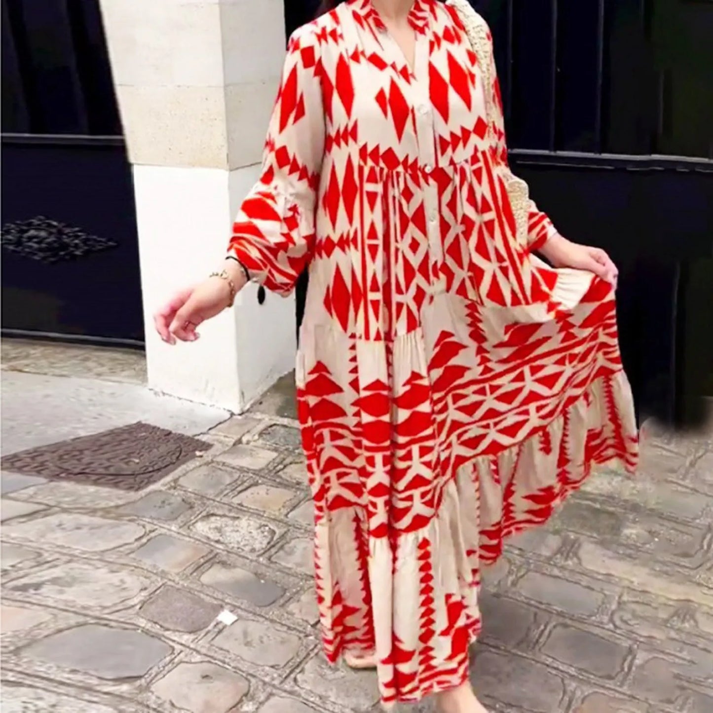 VanDeZaar® | Riviera – Summery Midi Dress with an Elegant Flair