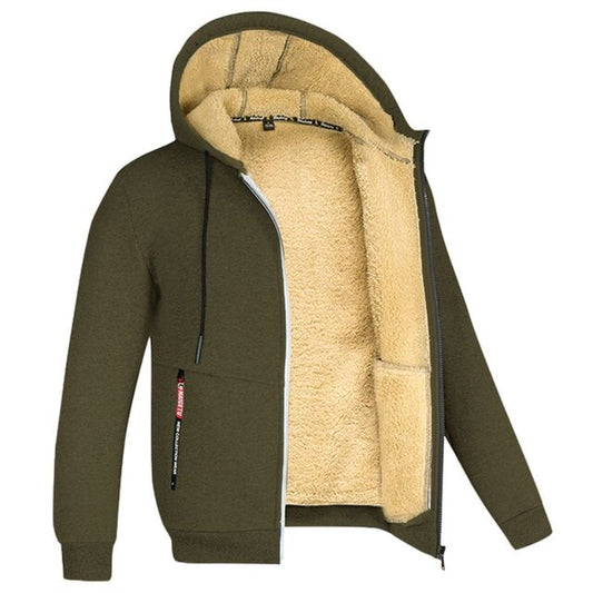 WW | Fleece Kapuzenpullover Reißverschluss Kapuzenpullover Kapuzenpullover Jacke
