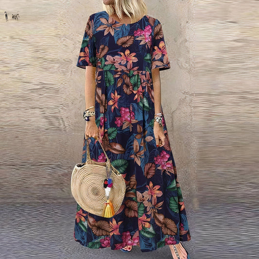 Lotte – Vibrant Floral Maxi Dress