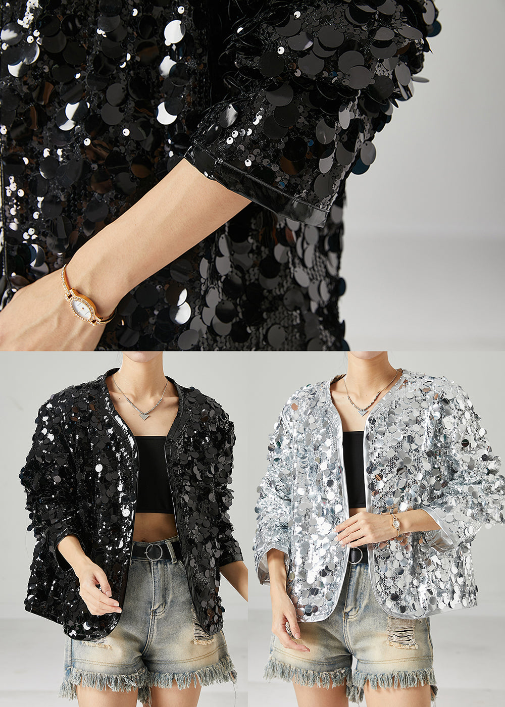 WW | Oversized Coats Sequins