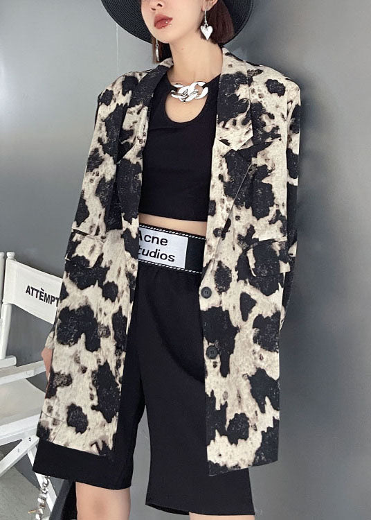 WW | Loose Notched Pocket Long Sleeve Coats