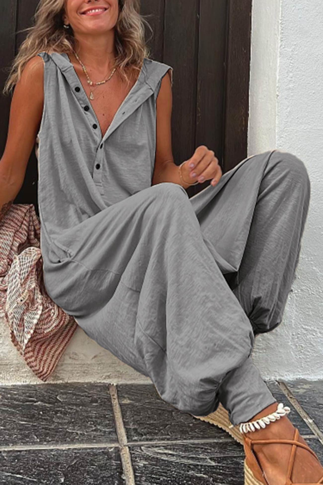 WW | Sleeveless Combination with Hood
