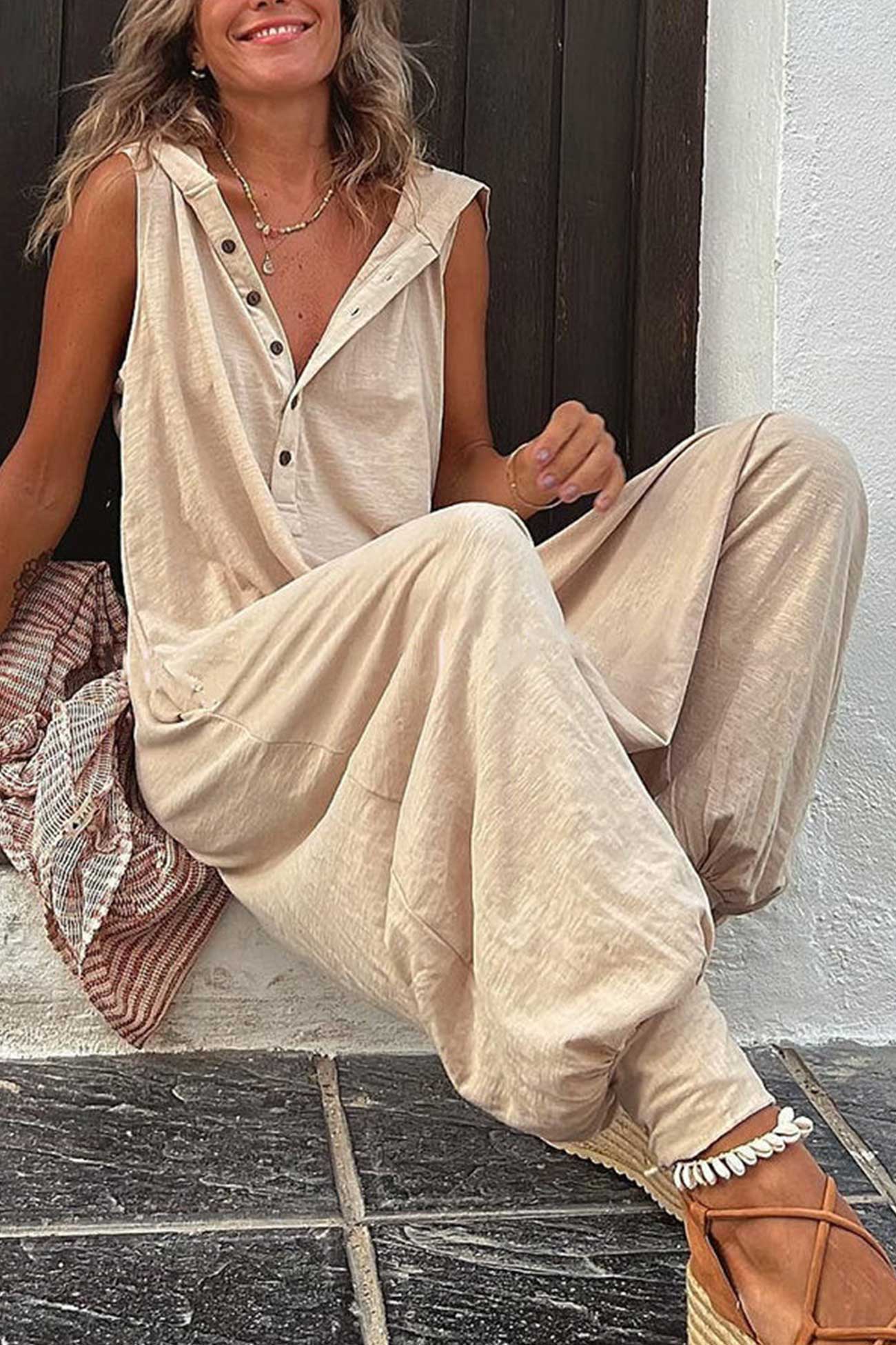 WW | Sleeveless Combination with Hood