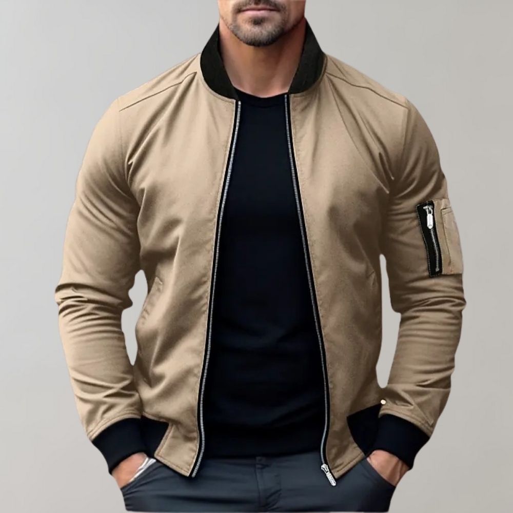 WW | Men's Zip-Up Bomber Jacket