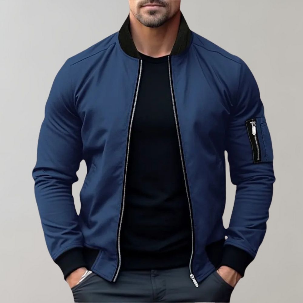 WW | Men's Zip-Up Bomber Jacket