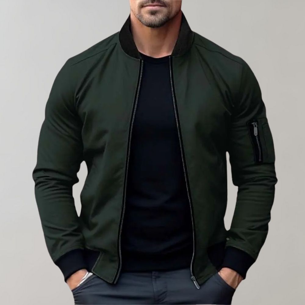 WW | Men's Zip-Up Bomber Jacket