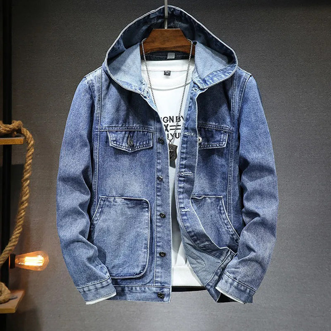 WW | Jeansjacke mit Kapuze für Männer