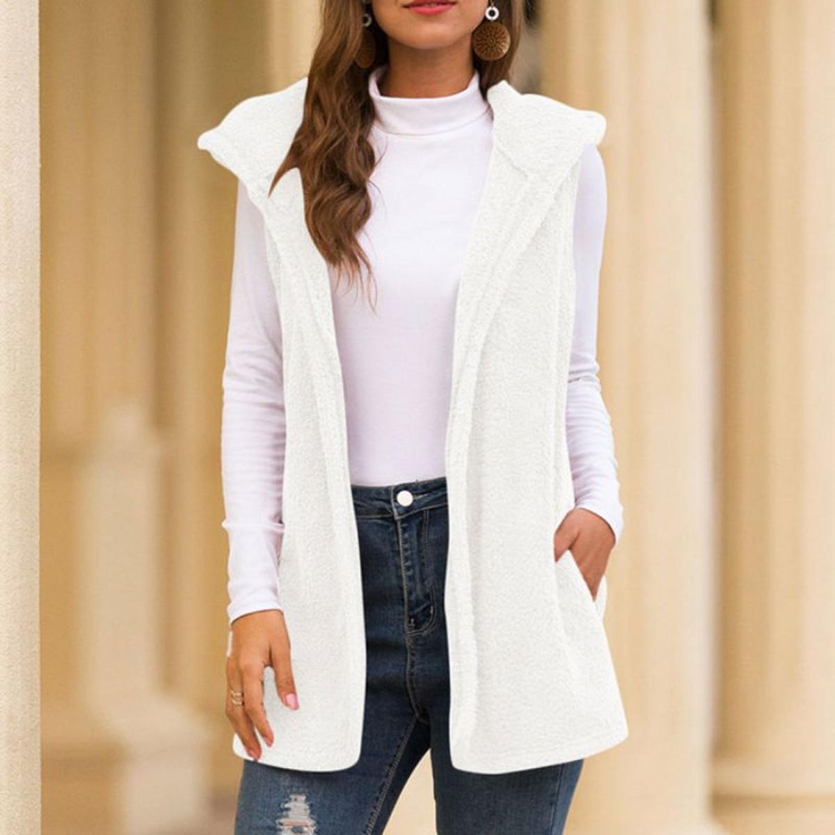 WW | Ärmellose Frühlings Fleece Jacke