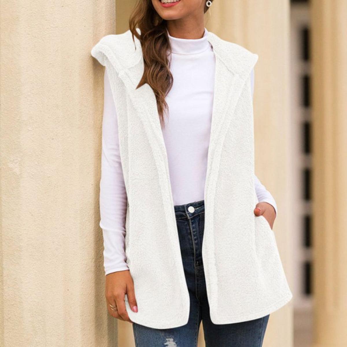 WW | Ärmellose Frühlings Fleece Jacke