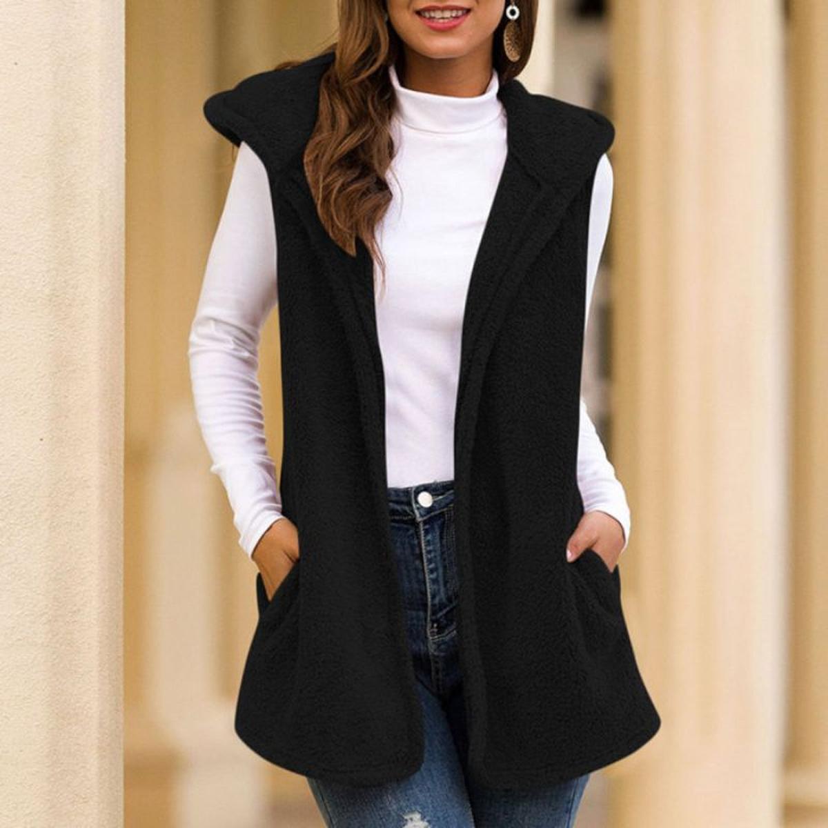 WW | Ärmellose Frühlings Fleece Jacke