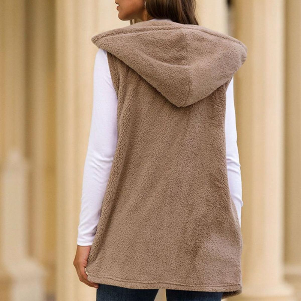 WW | Ärmellose Frühlings Fleece Jacke