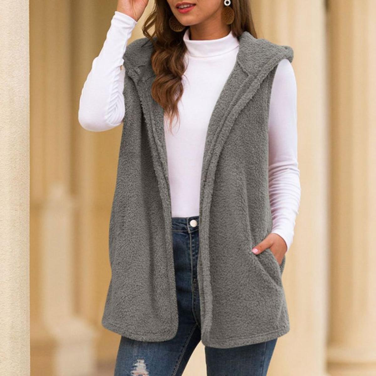 WW | Ärmellose Frühlings Fleece Jacke