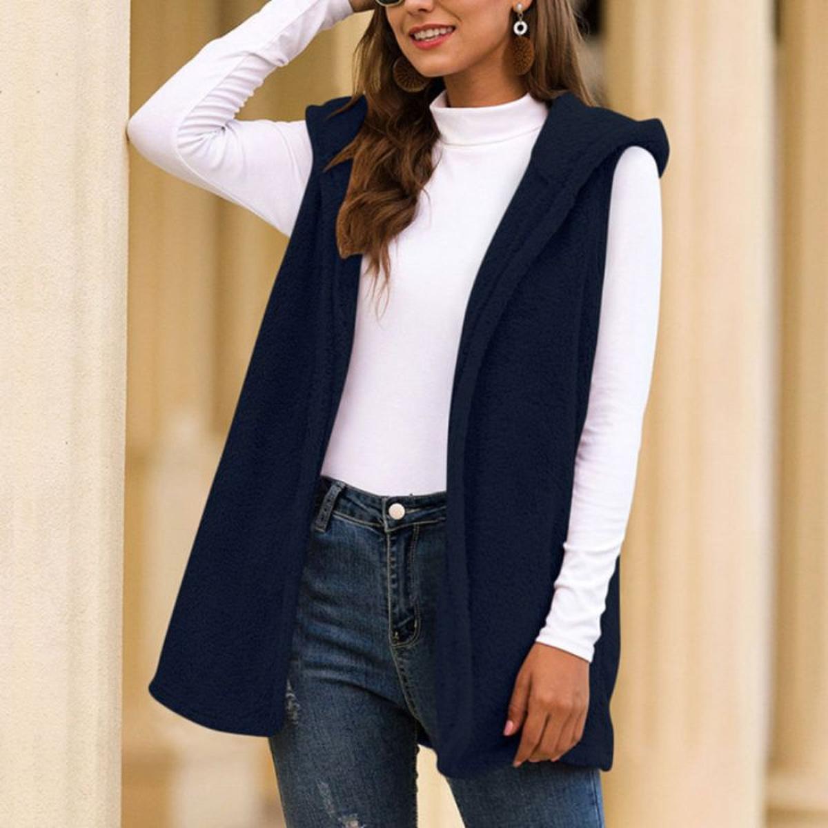 WW | Ärmellose Frühlings Fleece Jacke