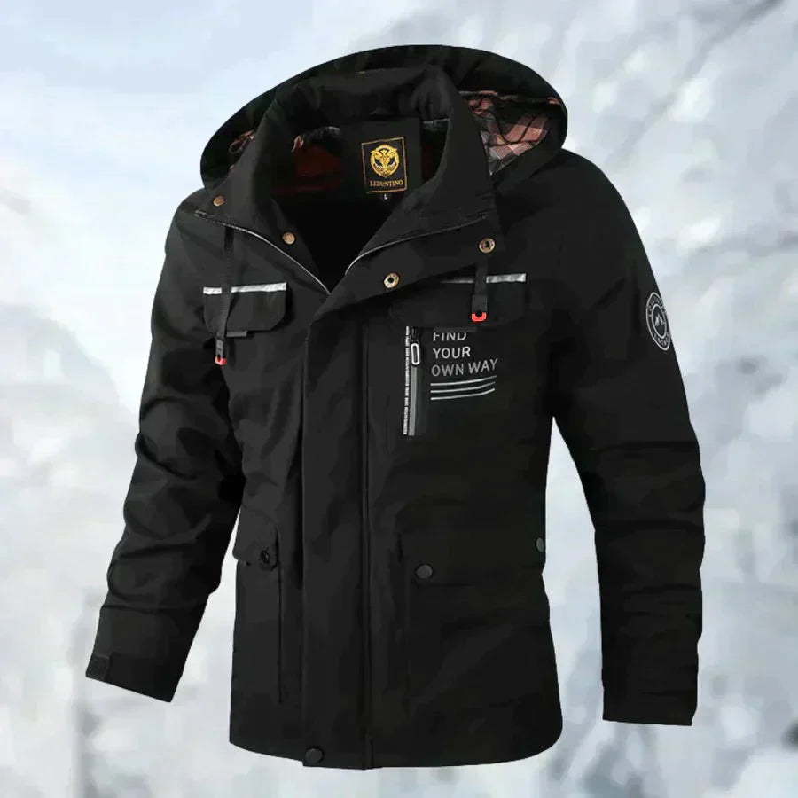 WW | Men's Waterproof Winter Ski Jacket with Hood