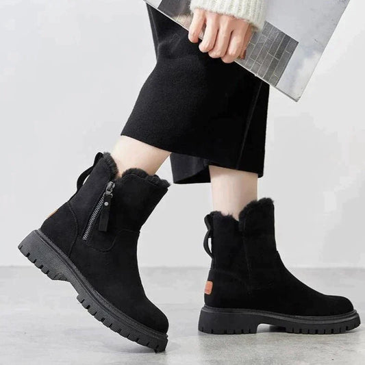 WW | Stiefel für Damen mit Reißverschluss und Verzierungen
