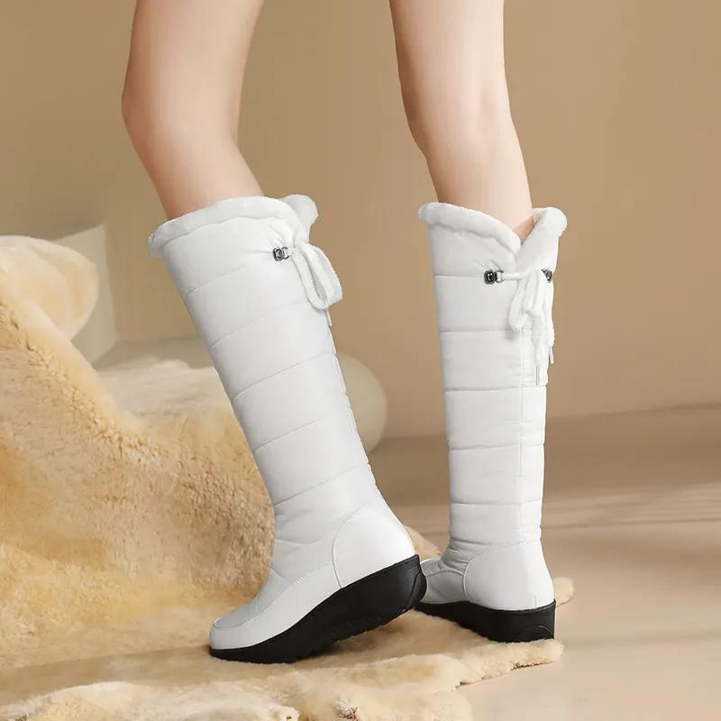 WW | Women's Knee-High Winter Boots with Warm Fur Lining