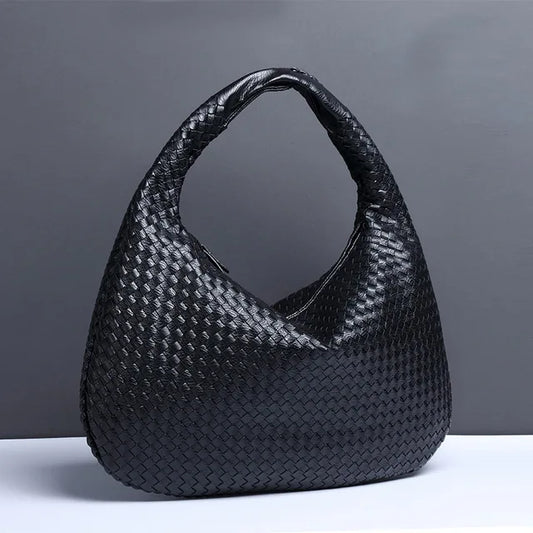 WW - Vintage Umhängetasche damen | Geflochtene Handtasche mit Reißverschluss im Sale