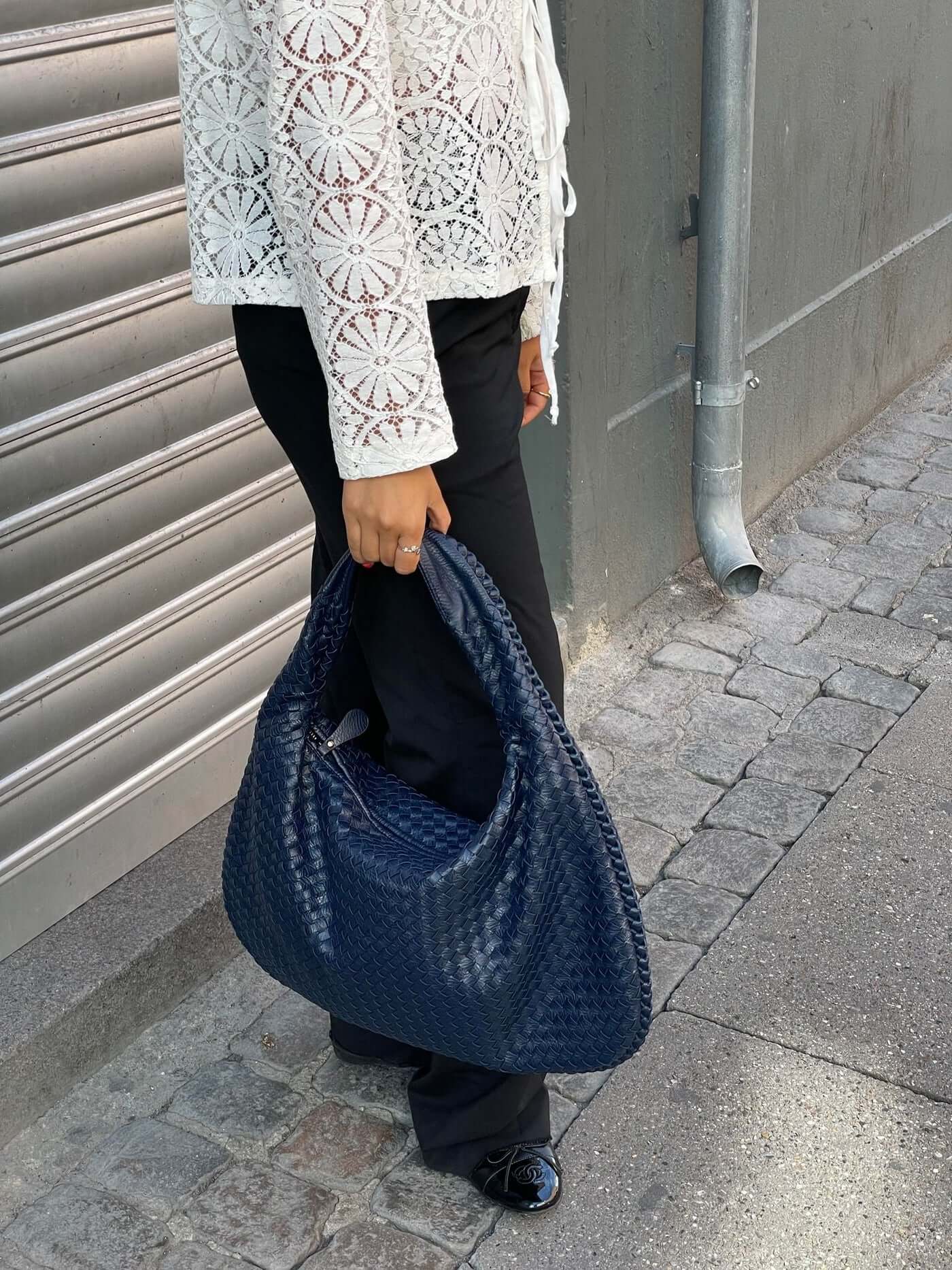 WW | Large Braided Hobo Bag