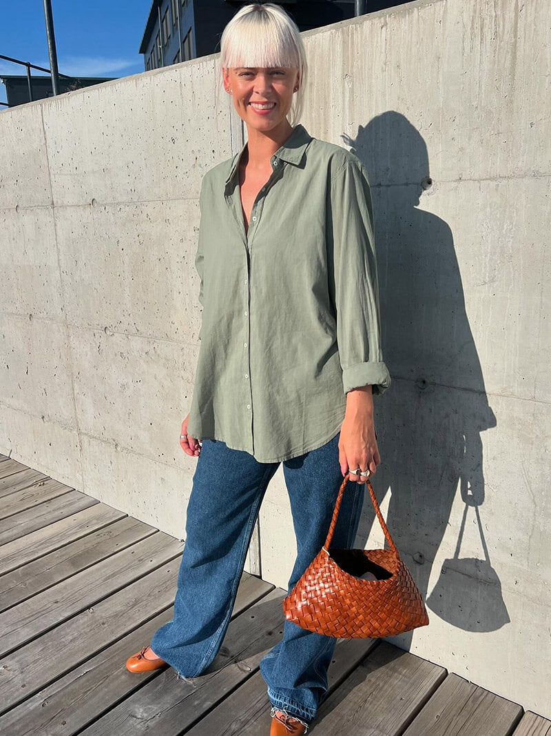 WW | Shoulder Bag With Woven Design