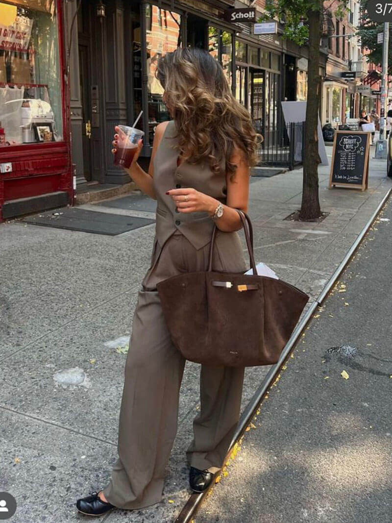 WW | Modern Women's Suede Bag