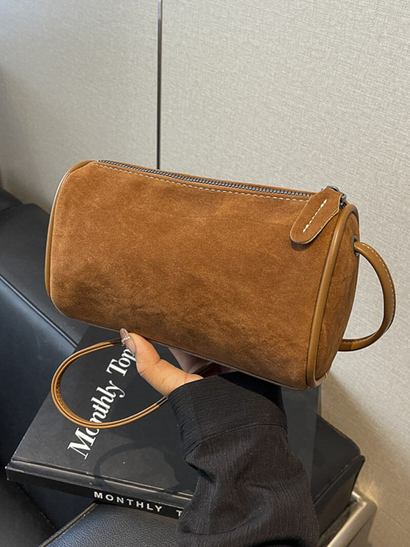 WW | Soft Brown Suede Bag