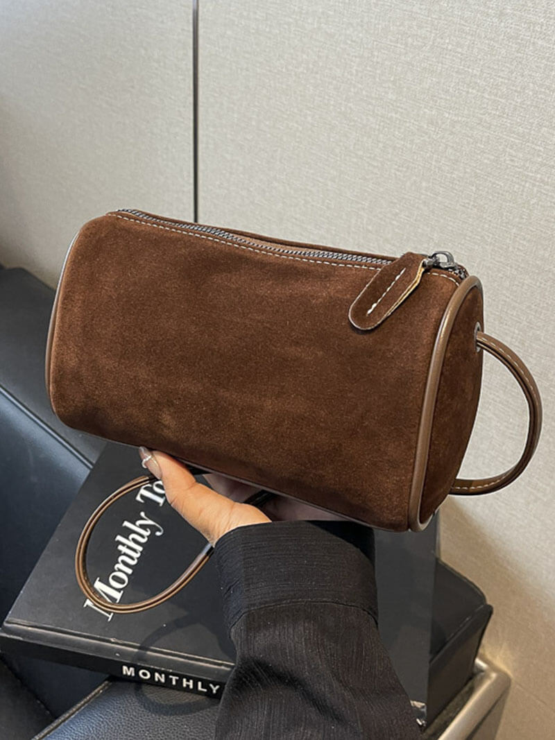 WW | Soft Brown Suede Bag
